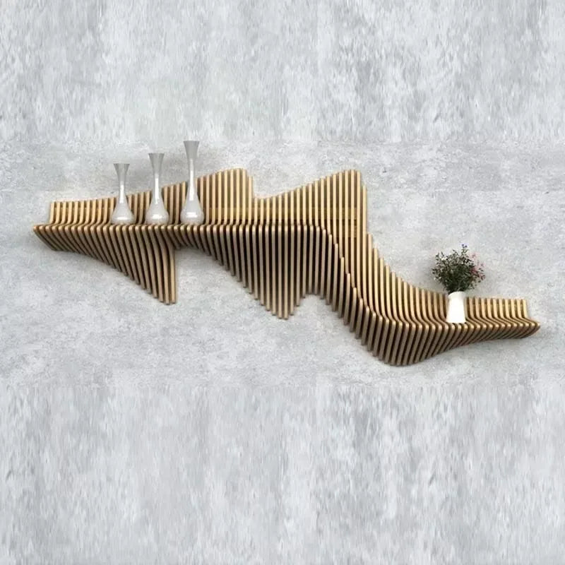 Modern luxury adjustable modular solid wood wall shelf for living room and bedroom home decoration TV cabinet hotel use