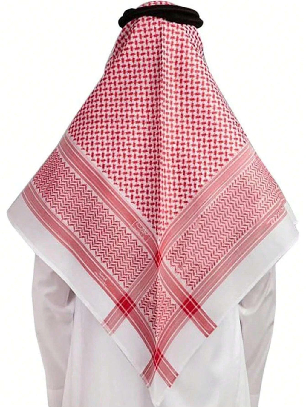 New Arab Shemagh Muslim Keffiyeh Head Wrap Tactical Desert Head Neck Scarf Military Shawl Arabic Scarf Headwear with Agal Rope