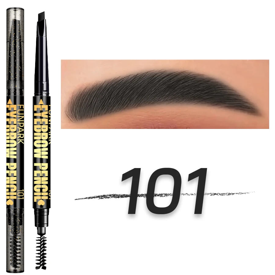 Double-head Eyebrow Pencil High Pigment Non-fading Waterproof Durable 5 Color Byebrow Pen Eye Makeup For Women Cosmetics
