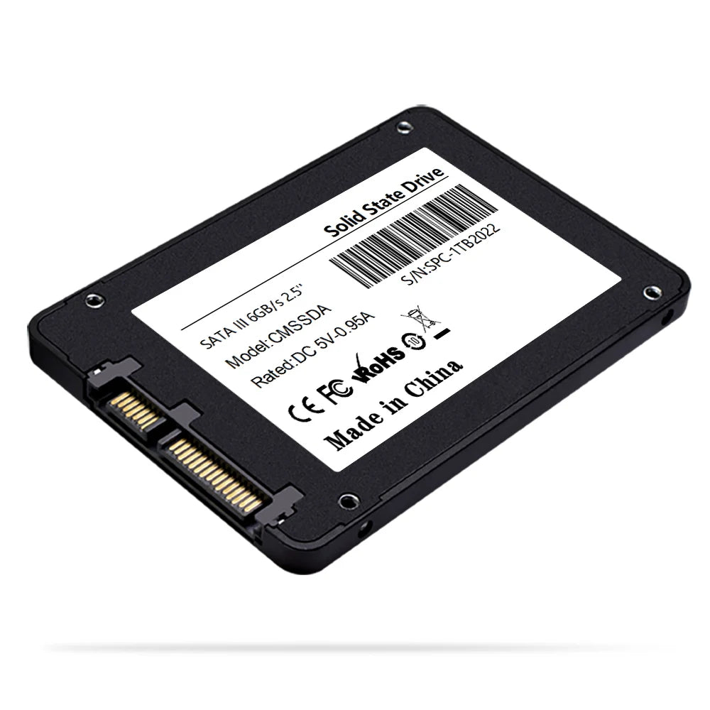 Ceamere Second-hand SSD Internal Sata3 Solid State Drive 120GB 240GB 480GB 128GB 256GB 512GB 1TB 2TB 2.5 Inch for PC Laptop