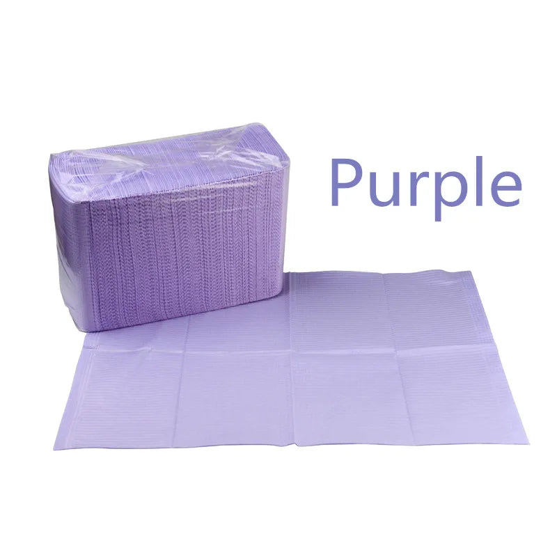 50Pcs Disposable Eyelash Clean Pad Mat Tattoo Cleaning Wipes Table Pad Waterproof Medical Paper Dental Bibs Cloths Tool