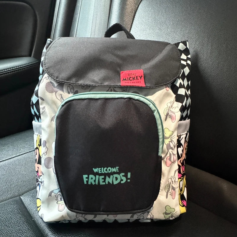Cartoon Fashionable and Casual Women's Backpack Cute Cow Print Backpack Soft and Durable Fabric Backpack Suitable for Daily Use