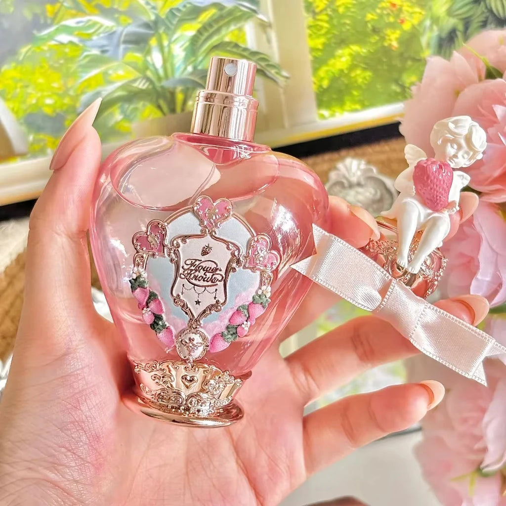 Flower Knows Cupid Perfume Strawberry Milk Shake Sweet Fragrance Eau De Parfum For Women Long Lasting Caramel Vanilla Musk