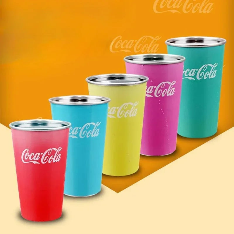 470Ml Portable Aluminum Color-changing Cup Cooling Color-changing Creative Water Cup Camping Cold Drink Gift