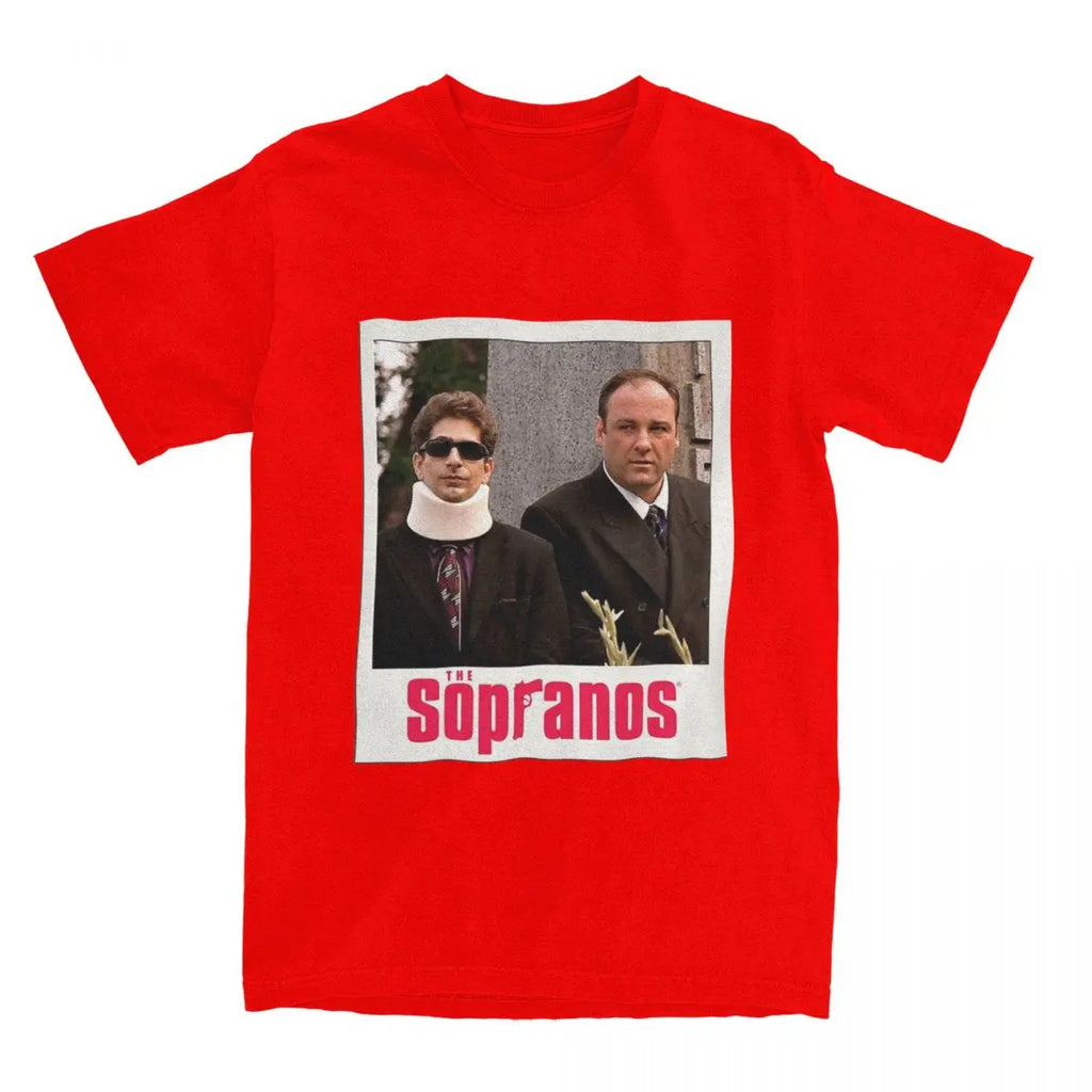 Streetwear T Shirt Tony Soprano Tv Show Pop Culture Cotton T-Shirts Fashion Tshirt for Men Summer Casual Short Sleeve Top Tees
