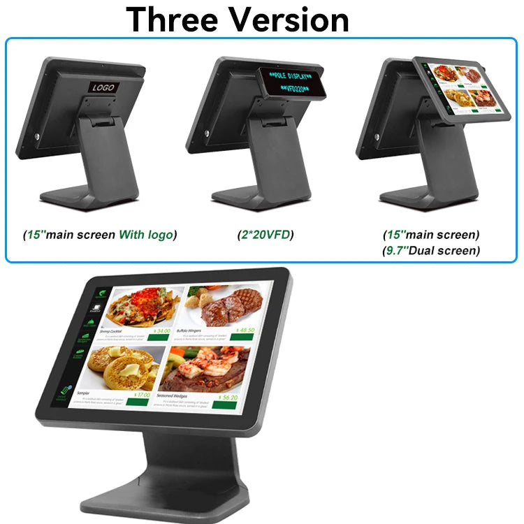 All-in-One Android Windows Cash Register Machine POS System with Cash Drawer And Printer for Restaurant Business