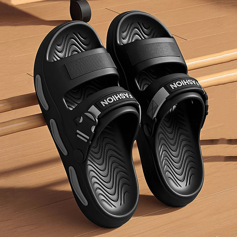 Thick Bottom Men's Sport Sandals Summer 2026 Outdoor Non Slip Drive Beach Sandles Men Lightweight Comfort Eva Platform Slippers