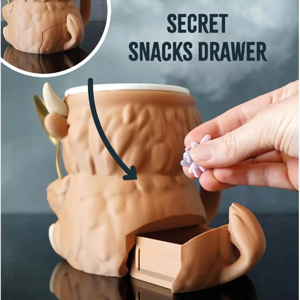 16oz Highland Cow Ice Cream Pint Holder Dessert Tub with Antifreeze Handl Ice-Creams Sleeve Cooler Container Kitchen Gadgets
