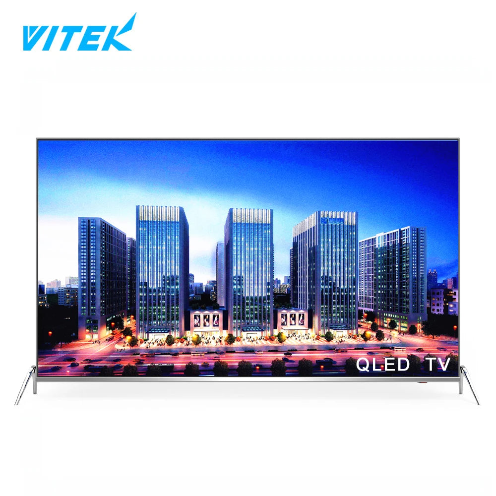 55 Inch 4K UHD Flat Screen Wholesale TV QLED, Digital Television 4K 55 Inch 4k QLED Tv, QLED LED 55 Inch Smart Television