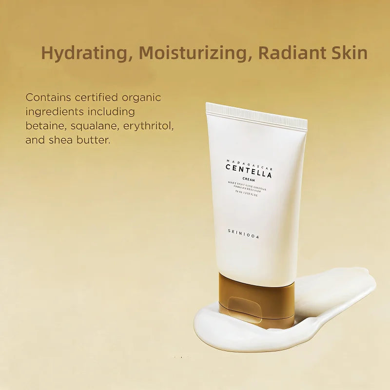 Korean Madagascar Centella Cream Facial Moisturizer for Soothing Cream,Hydrating,Strengthening The Skin Skincare Beauty Products