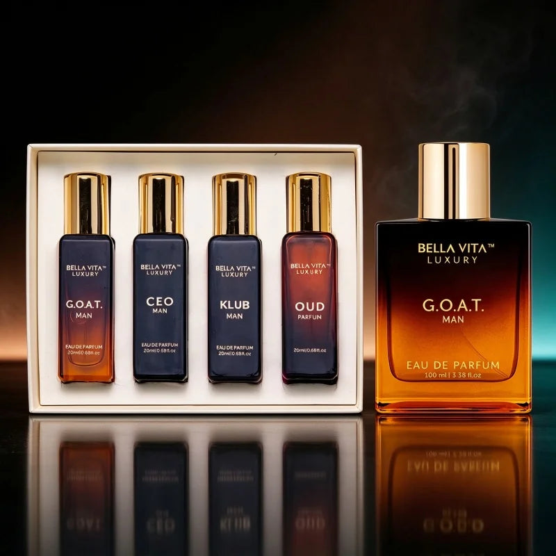 Bella Vita Men's Premium Perfume Gift Set – Rich Cologne Fragrance Collection | Women's Perfume Gift Set for Gifting