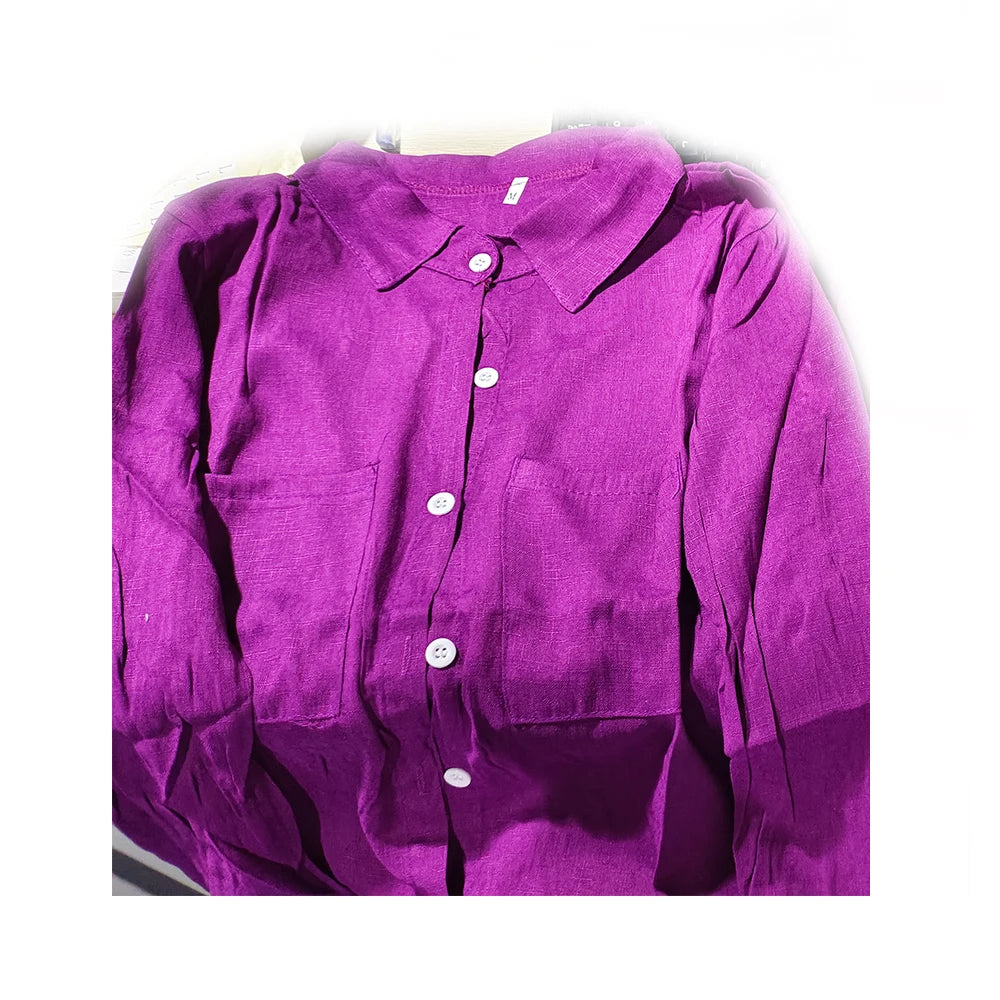 Women Spring Shorts Suits Holiday Long Sleeve Lapel Shirts And High Waist Pants 2 Pieces Jogger Sets Ladies Casual Outfits