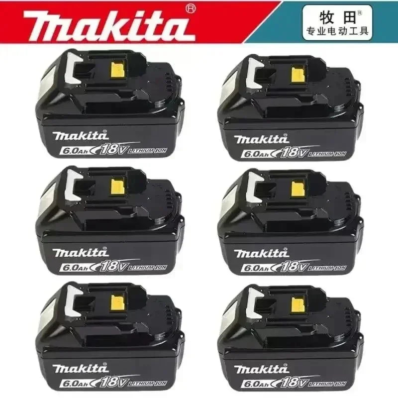 6Ah 100% Original Makita 18V Battery BL1860B Rechargeable Lithium-Ion Battery for Makita 18V Power Tools Replace the Battery.