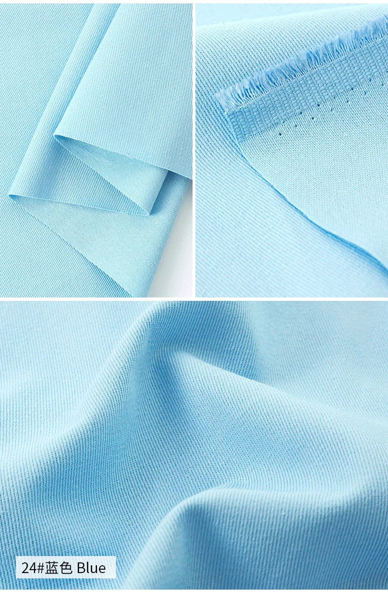 150x50cm Colorful Cotton Denim Fabric Thick Twill Jeans Material Sewing Pants Girl Kids Skirt Jacket Sofa Handmade Cloth Fabric