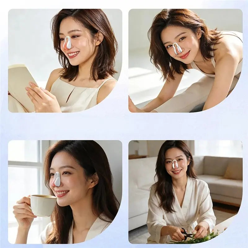 A50Q-Beauty Nose Clip Silicone Nose Shaper Machine Electric EMS Technology Lifter Clip Nose Shaper Women Daily Beauty Tool