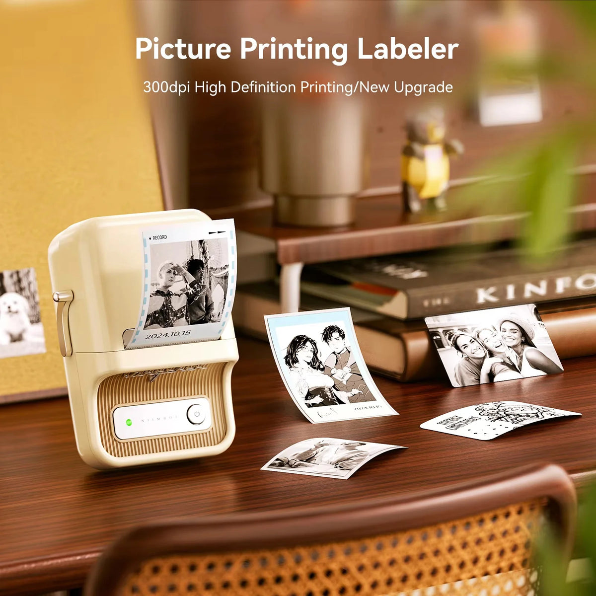 Niimbot B21Pro 300DPI Mini Portable Printer Adhesive Photo Label Printer Print Width For Photos Receipts Business Label Make