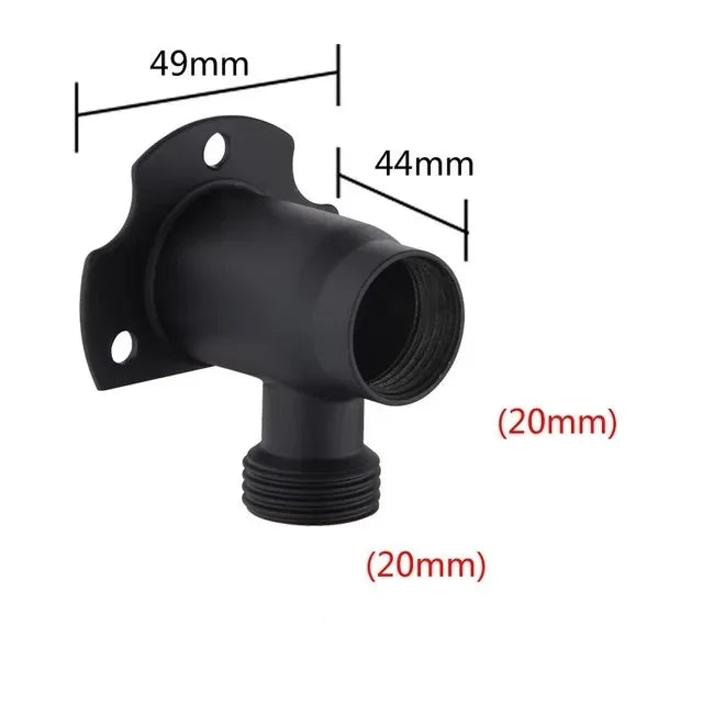 1/2" 3/4" Universal Bathroom Faucet Fixed Base Wall Mounted Tap Installation Adapter Shower Inlet Outlet Mix Water Valve Parts