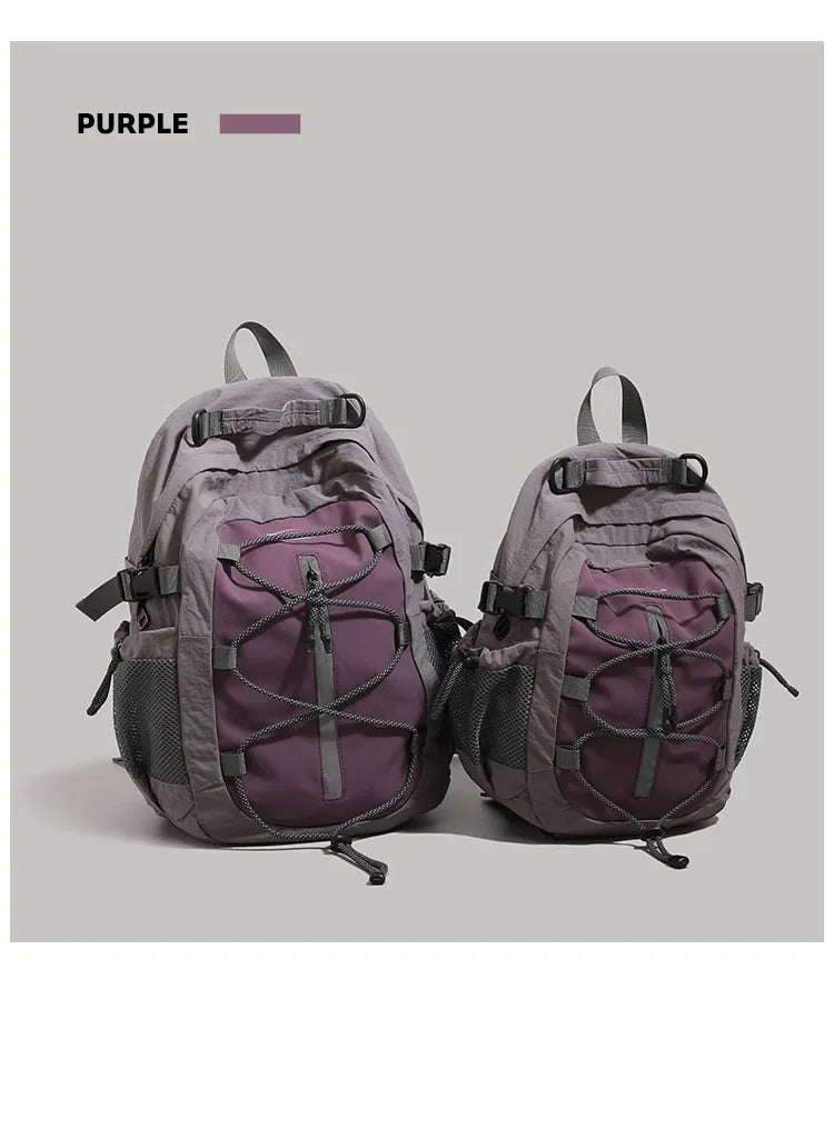 Small Outdoor Travel Backpack for Women, Lightweigh Waterproof Hiking and Mountaineering BackpackJunior High School Bag Student