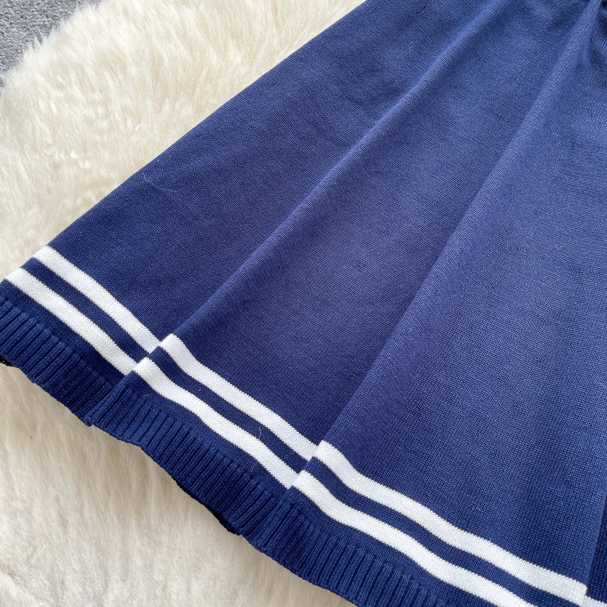 New Summer Women Sailor Collar Short Sleeve Knitted Dress Sundress Bow Lace Up Elatic Bodycon Pencil Vestidos Short Dress