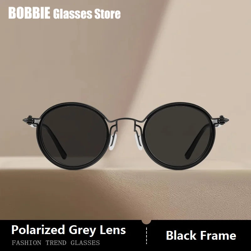 Polarized Sunglasses Men UV400 Protective Driving Spectacles Handmade Titanium Acetate Sun Glasses Photochromic Outdoor Eyewear