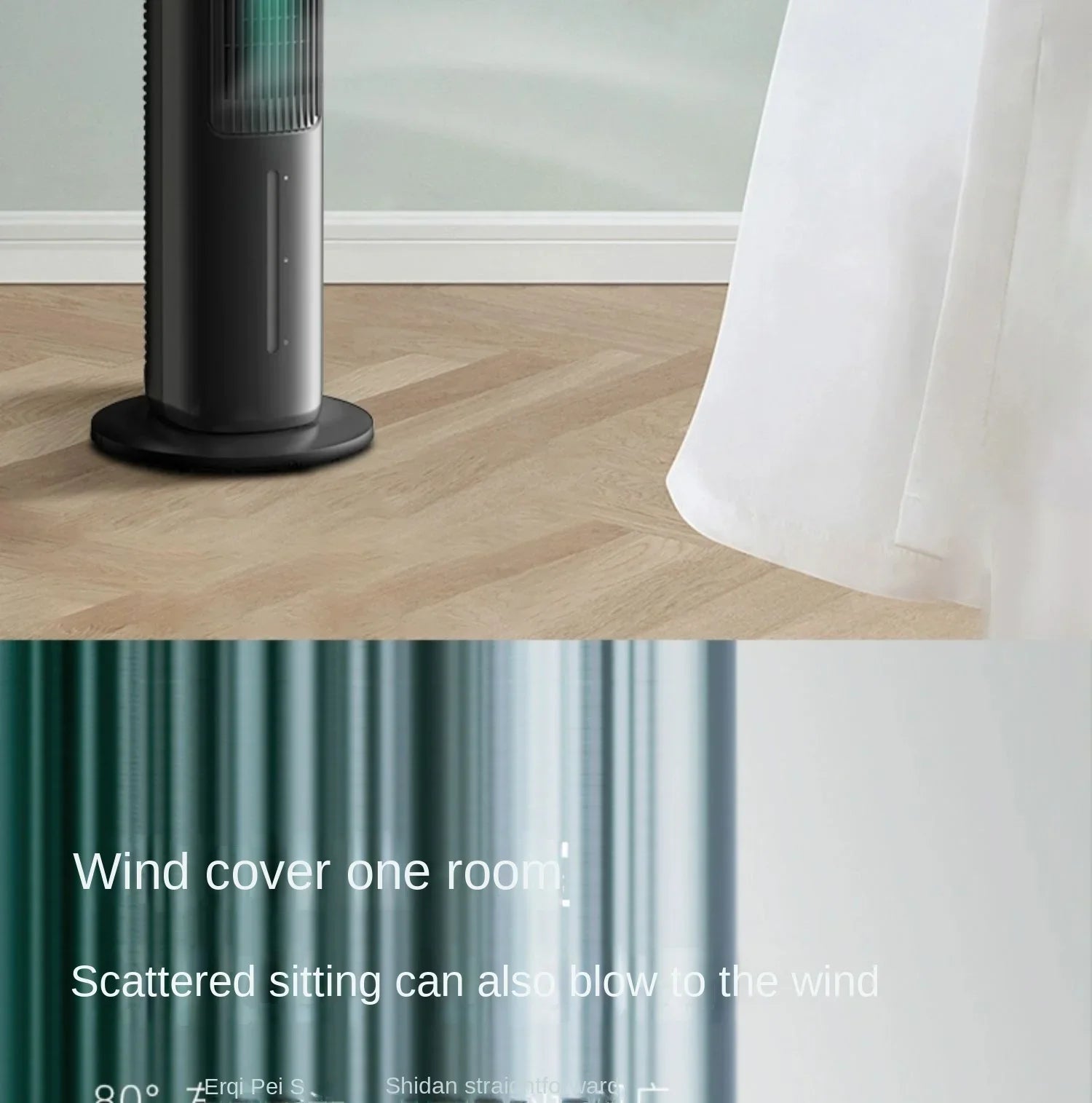 Gree 220V Portable Mini Air Conditioner Fan Household Mobile Tower Water Cooler Fan LYH