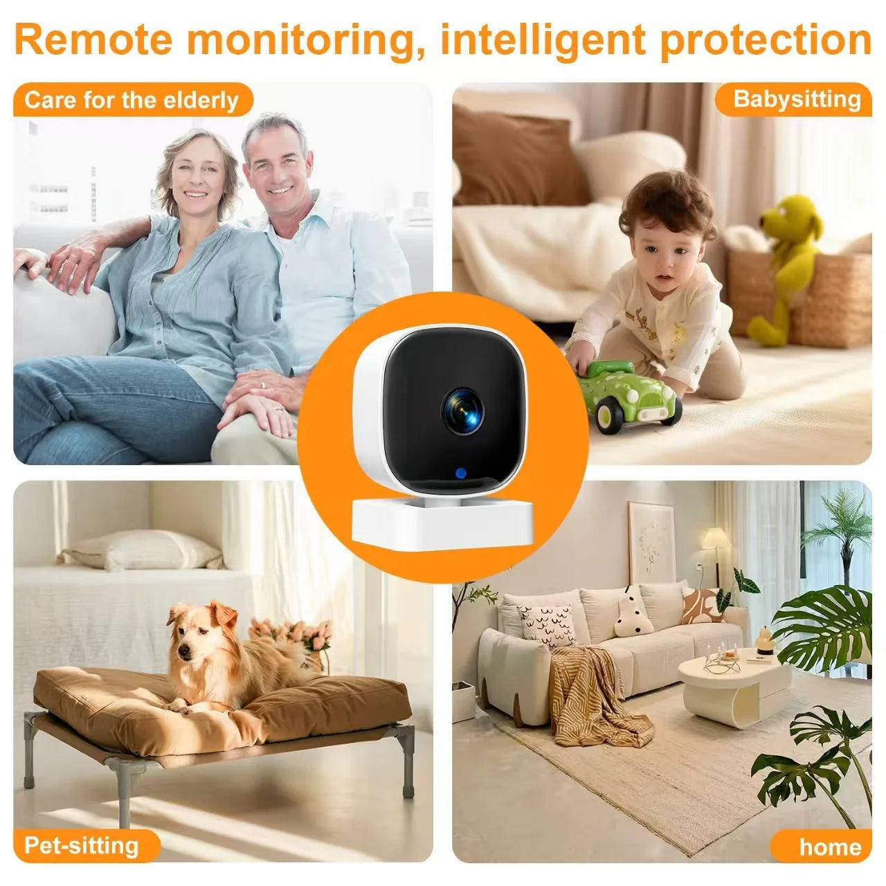 Wireless WiFi Remote Multi-functional Night Vision Smart Home Security Surveillance Card Camera