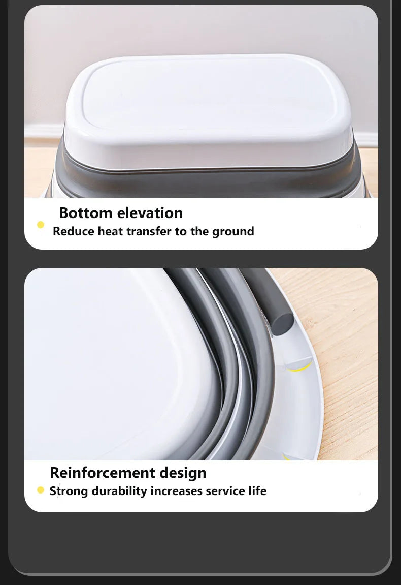 Multi-function folding storage basket large capacity dirty clothes basket cat dog pet bath basin toy home storage sorting box