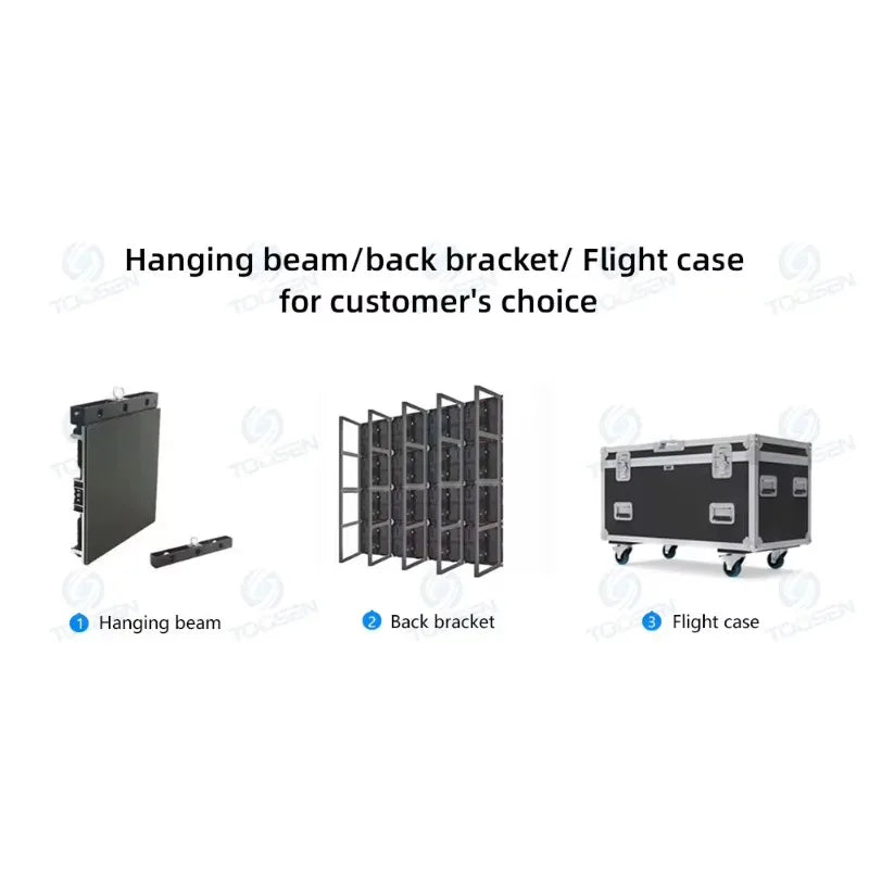 P2.6 P2.9 P3.9 Rainproof LED Video Wall Seamless Splicing Movable Stage Wedding Outdoor Event Rental Display Screen