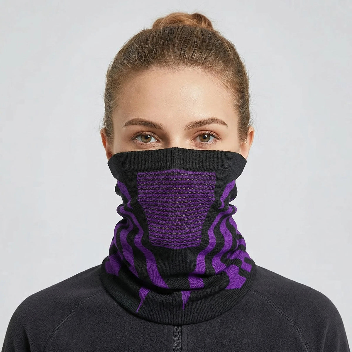 1pc/2pcs/3pcs Unisex Winter Breathable Warm Ski Mask Bike Motorcycle Half Face Mask Scarf Outdoor Hiking Fishing Cycling Mask