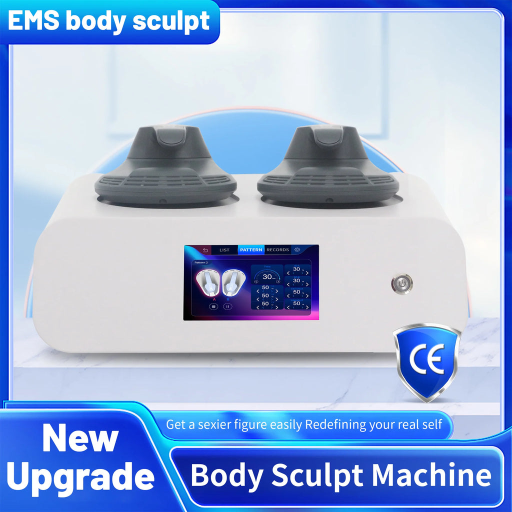 Myoslim 6500W Muscle Stimulator RF EMS Body Sculpting 15T NEW Portable Machine Slimming Weight Lose Electromagnetic