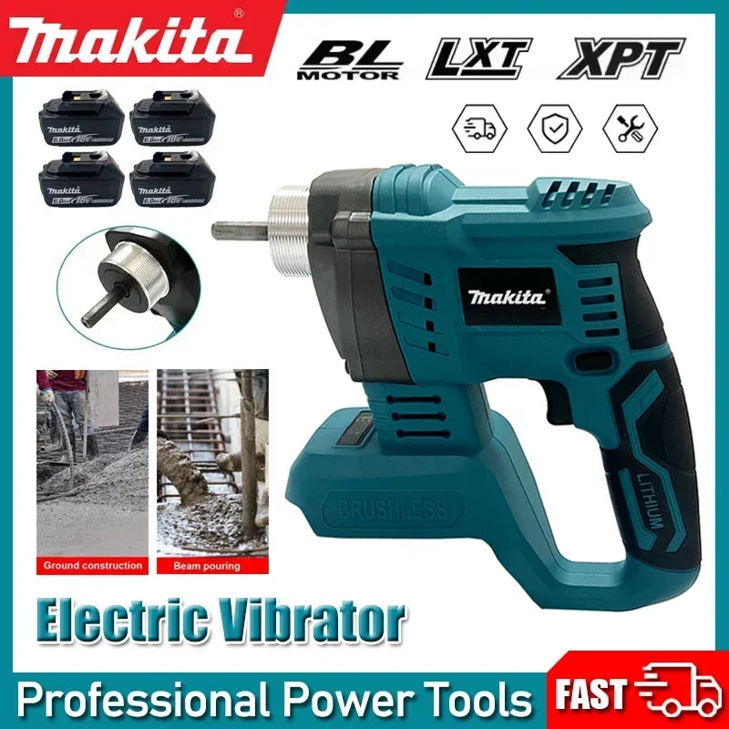 Makita High Mixing Power Tool Cordless Electric Concrete Vibrator Concrete Compactor Concrete Brushless Tool