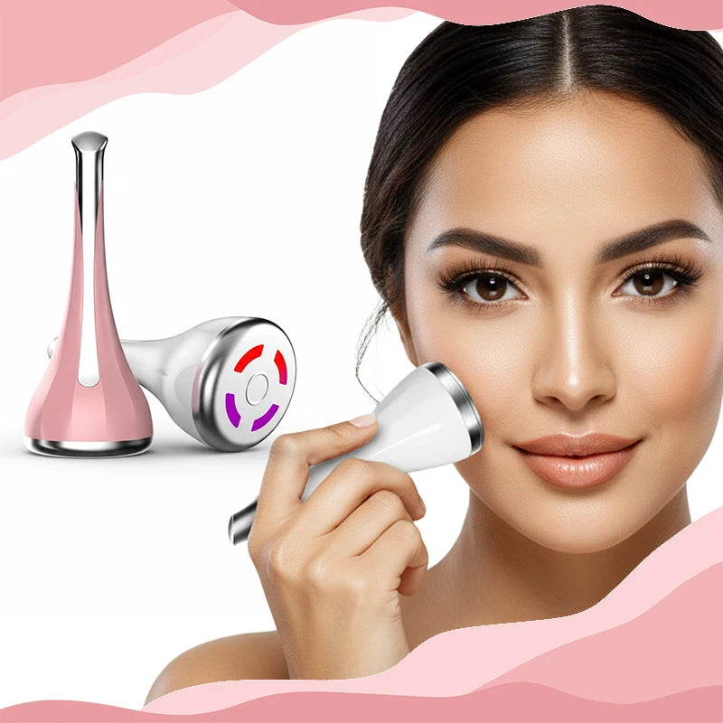 Electric Facial Massage Device Magnetic Color Light Import Instrument Skin Rejuvenation Face Eyes Lifting Tighten Beauty Device