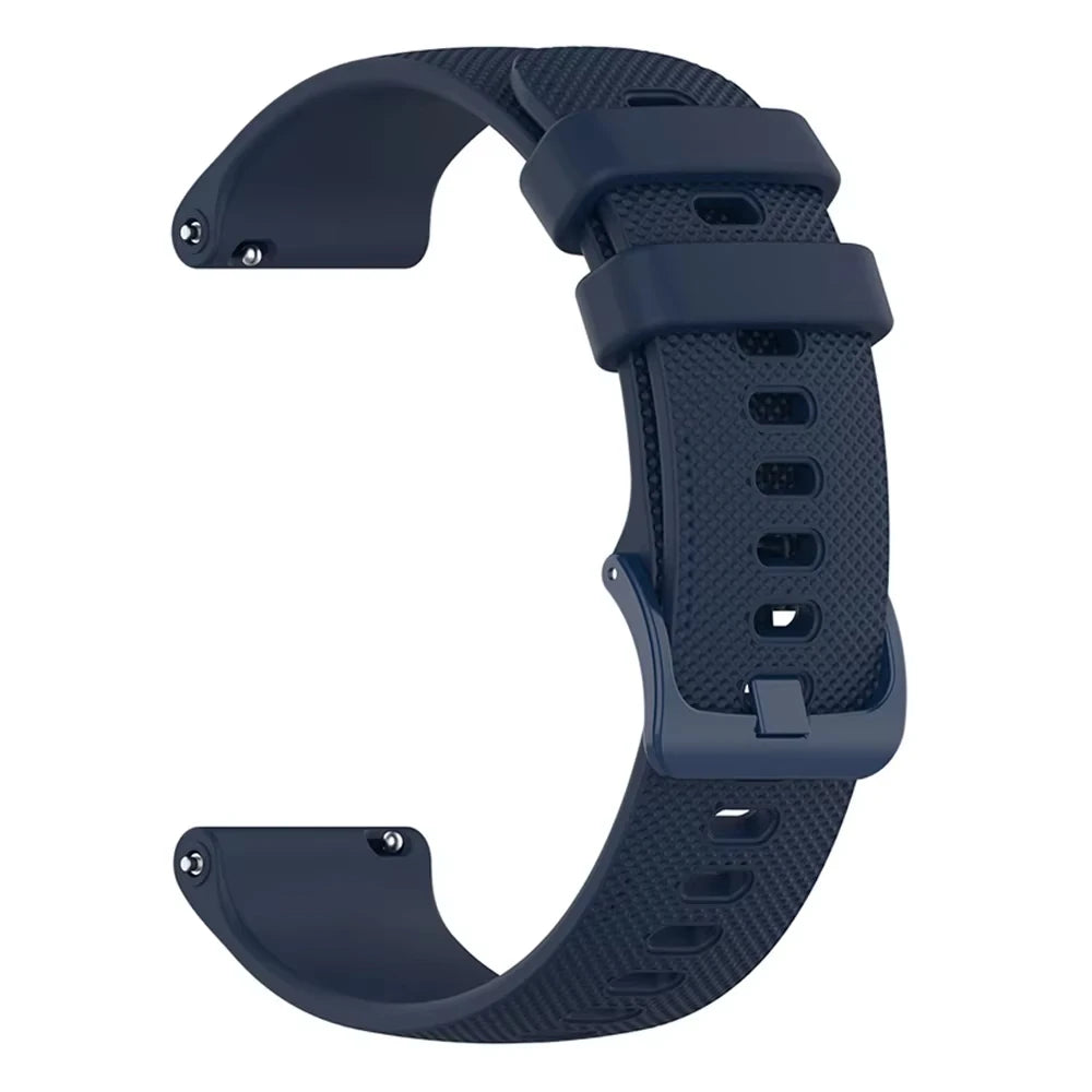 Silicone Strap 20mm For Garmin Forerunner 645 165 245 245M/Vivoactive 5 3 Wristband Bracelet For For Garmin Venu SQ SQ2 Band