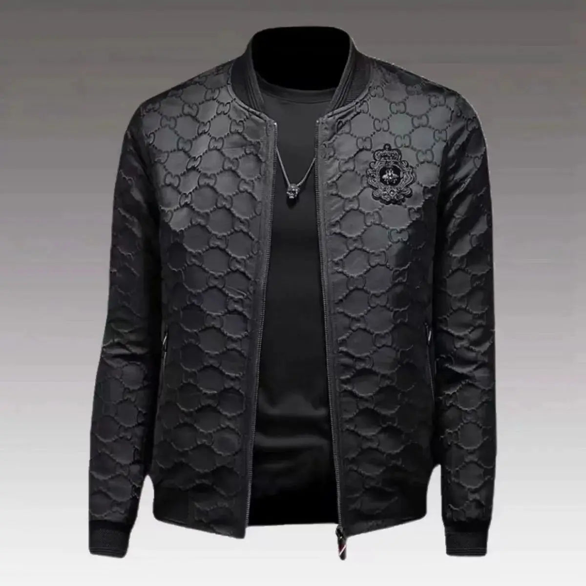 Men's Jacket Spring/Autumn New Trendy Brand Fashionable Slim Fit Thin Style Trendy Badge Embroidered Baseball Jacket Casual