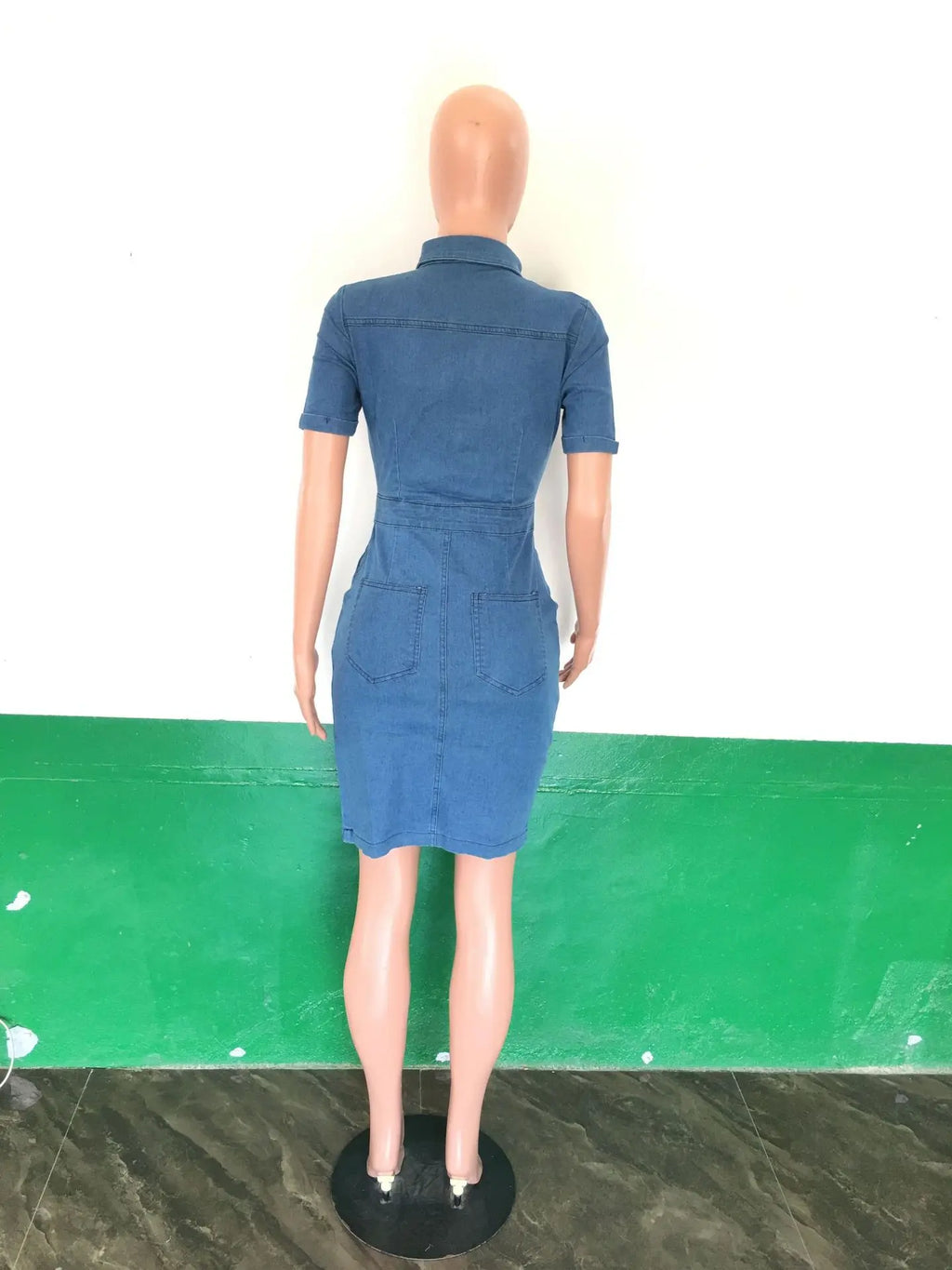 Bodycon Dress Women Denim Dresses Mom Jeans Short Sleeve Mim High Waist Vestidos Sexy Streetwear Elegant Y2k Party Club 2025