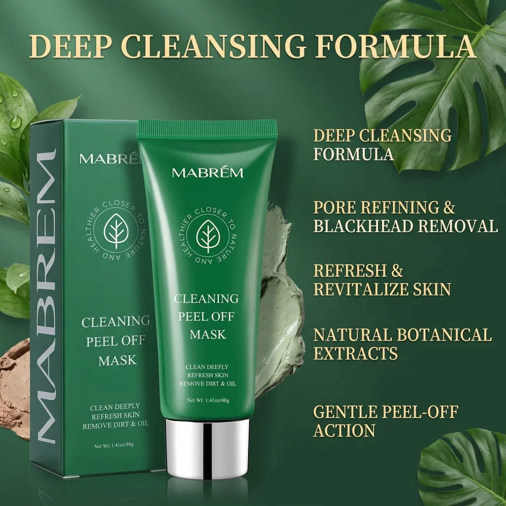 Peel Off Face Mask Deep Skin Purification Remove Blackheads Control Sebum Minimize Pores Improve Uneven Rough Facial Texture