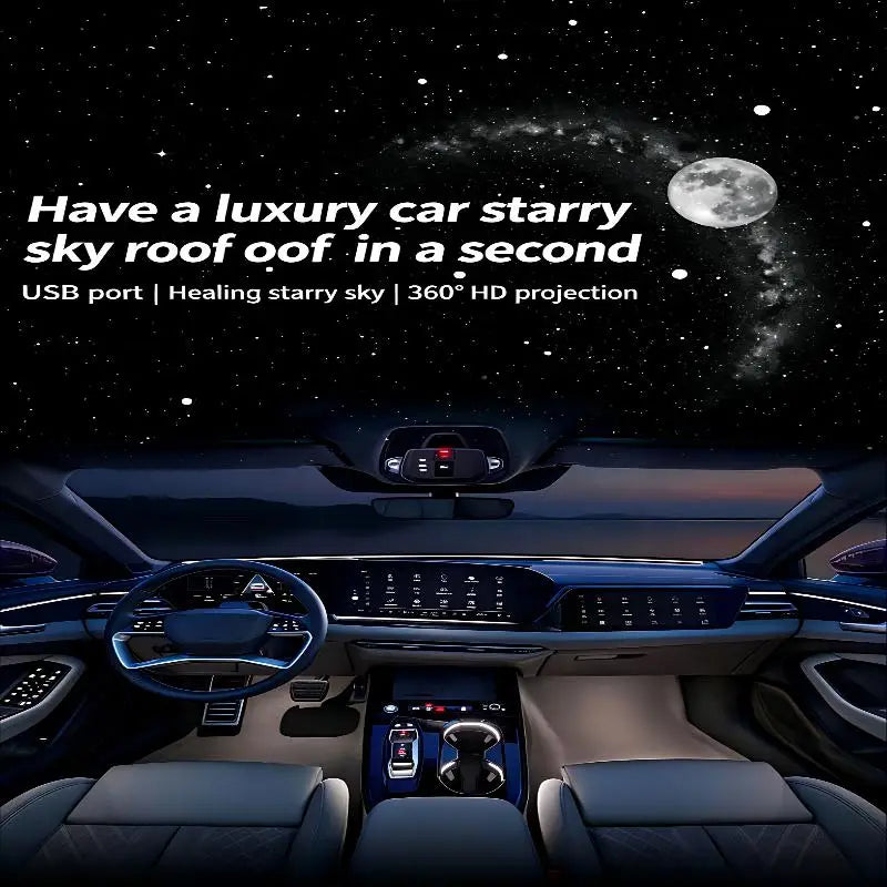 Customizable Car Ambient Light Large Range Atmosphere Projection LED Lighting for Dashboard and Trunk