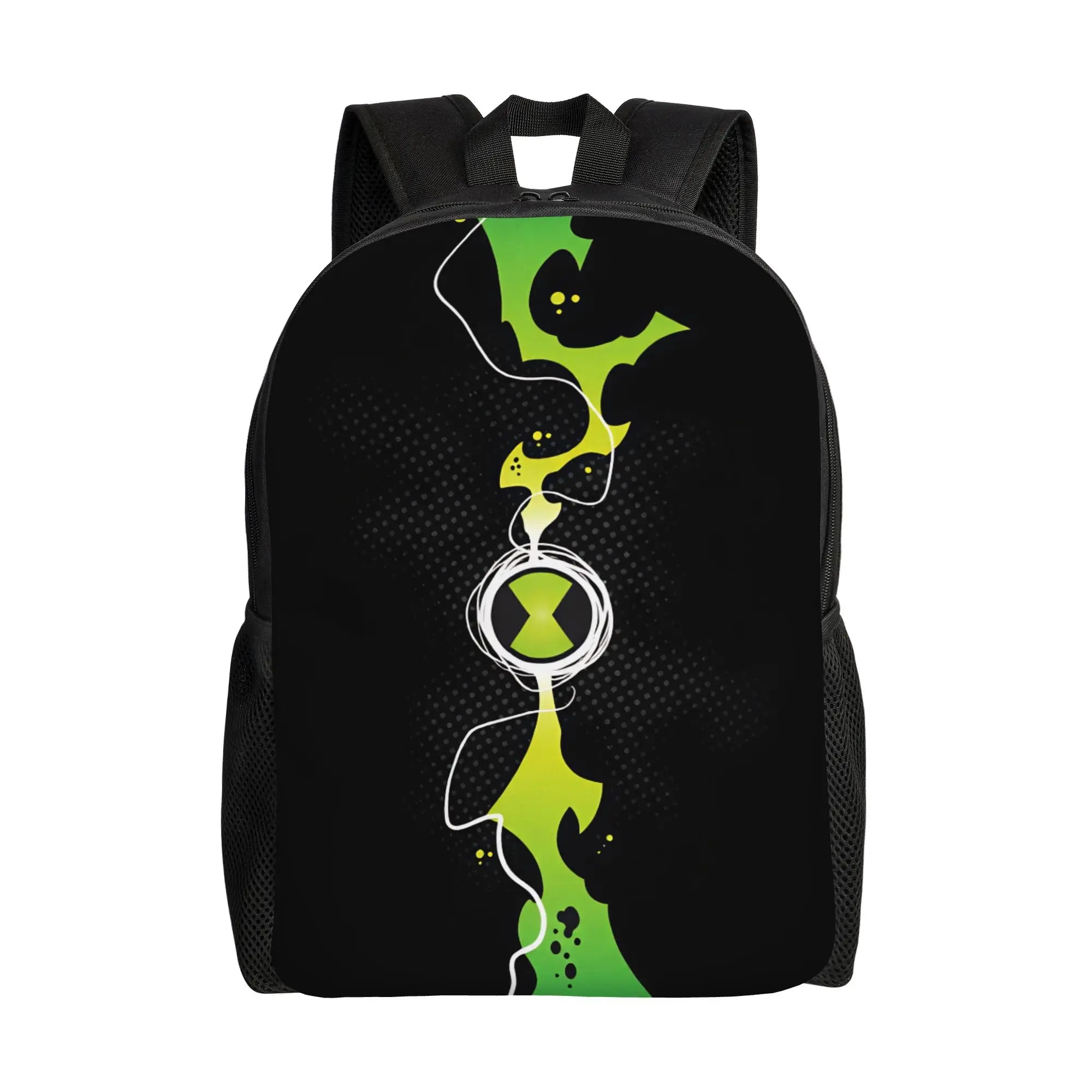 Ben 10 Cartoon Animation Backpack Male  Pattern Backpacks Polyester Kawaii School Bags Daily Designer Rucksack