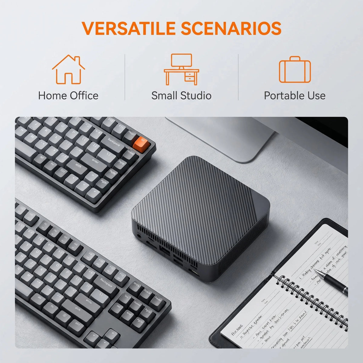 Mini PC Gamer Portable Computer Intel Core i9-10980HK 32GB RAM 2TB SSD FHD Bluetooth WiFi6  Gaming Office 4K HDMI