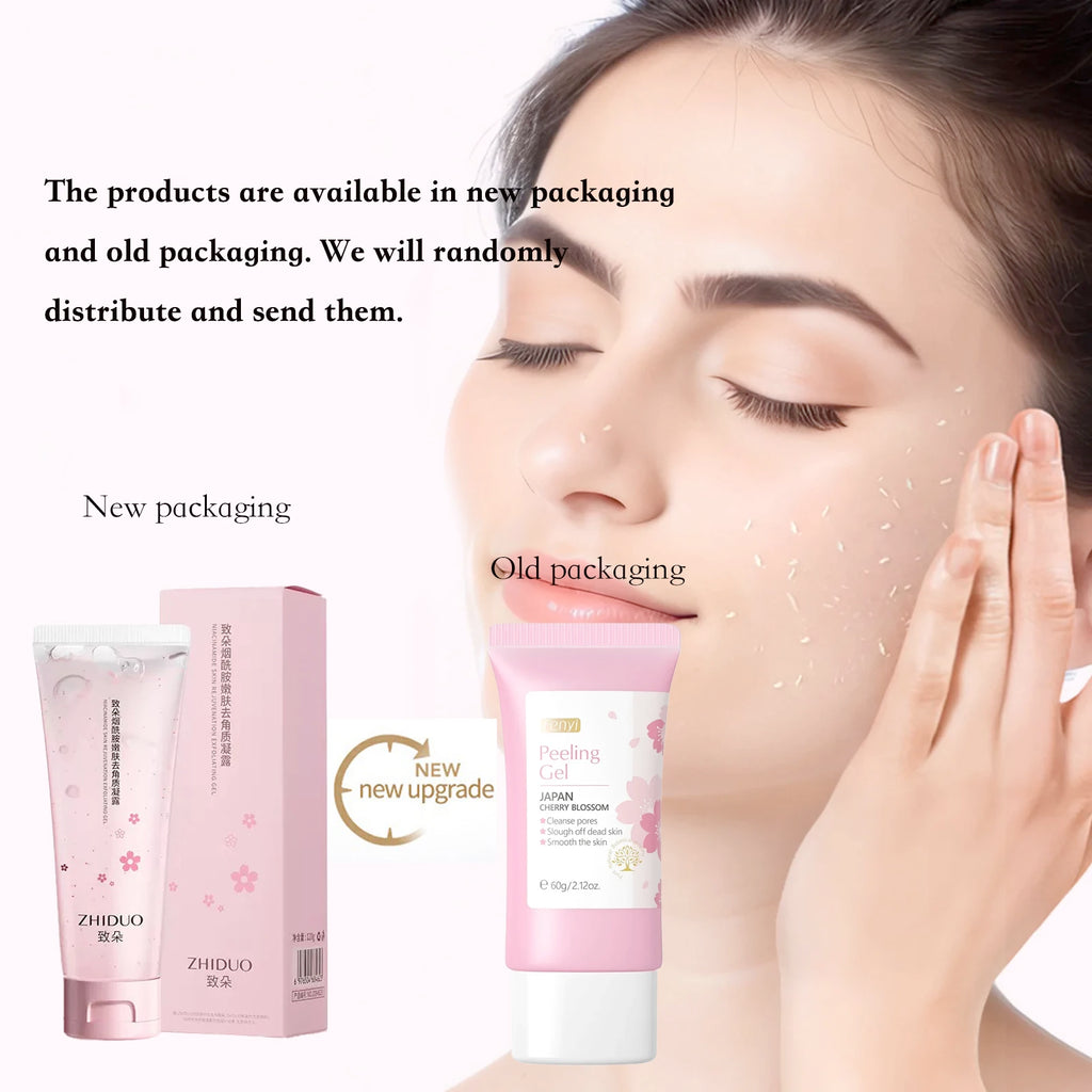 Face Deep Cleaning Exfoliating Gel Skin Care Whitening Moisturizer Repair Facial Scrub Skin Care 60g