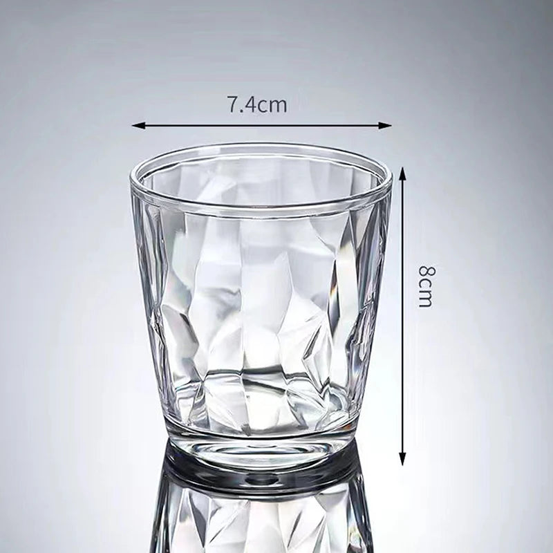 Acrylic Drinking Glasses Shatterproof Water Tumblers Unbreakable Reusable Beer Champagne Cup Dishwasher Safe For Party