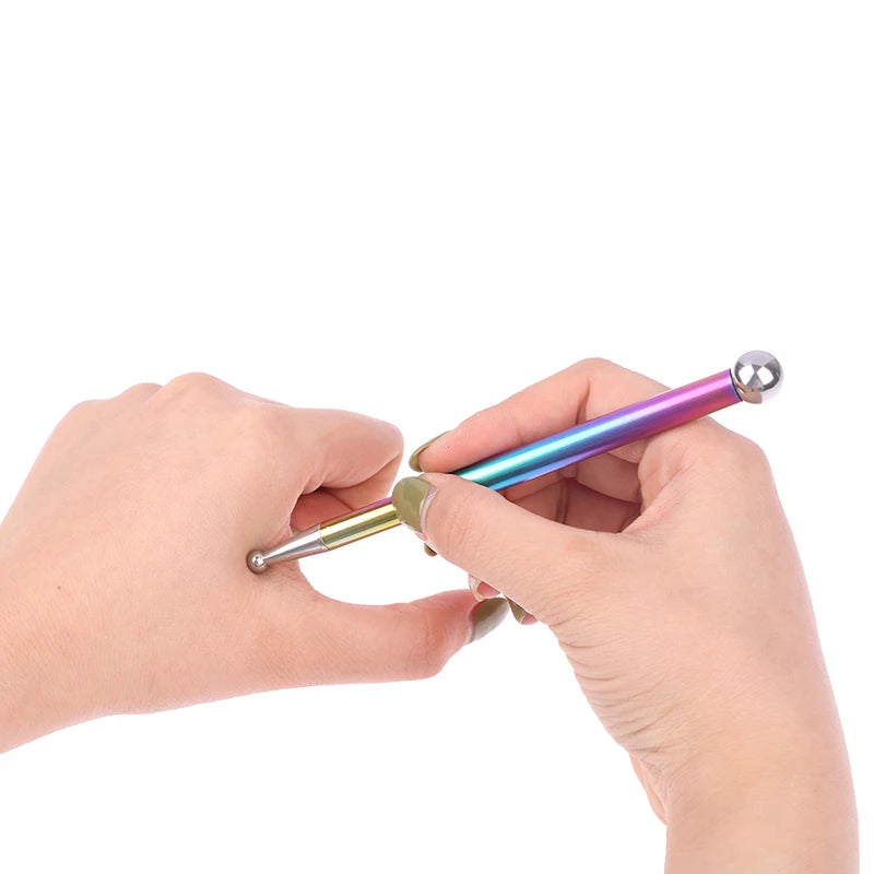 Stainless Steel Manual Acupuncture Pen Trigger Point Massager Deep Tissue Massage Tool For Body Meridian Pain Relief Health Care