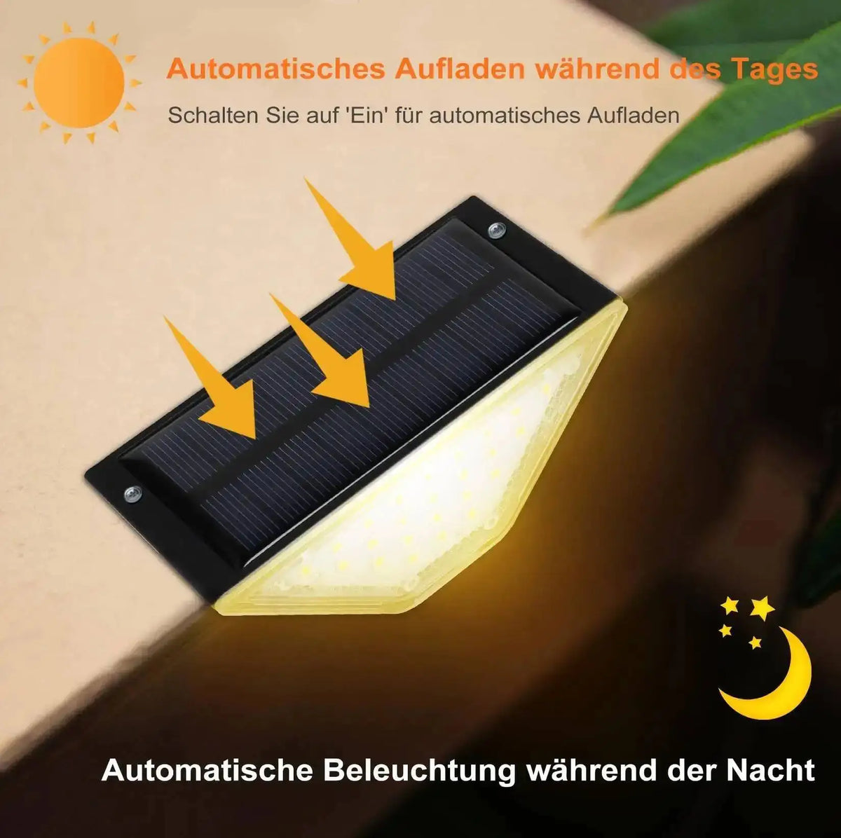 1-16PCS Solar Lights for Outdoors Stair Lamps Warm White LED Step Light, IP65 Waterproof Steps, Garden, Walkway, Stairs Path