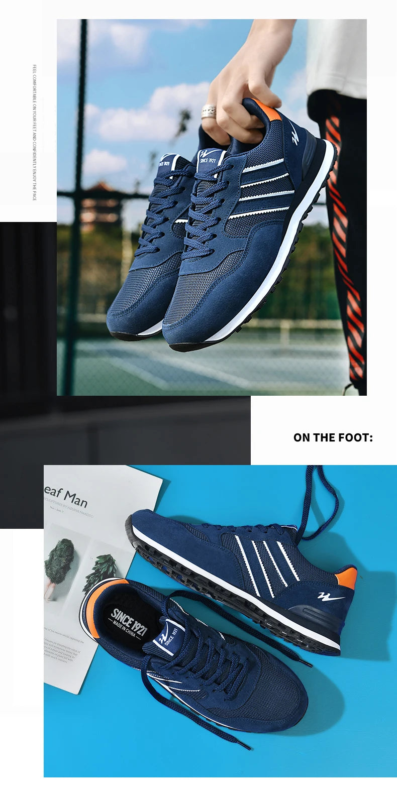 Double Star Men's Retro Running Shoes 2026 April May Breathable Mesh Casual Sneakers VintageClassicLightweightWalkingShoesforMen