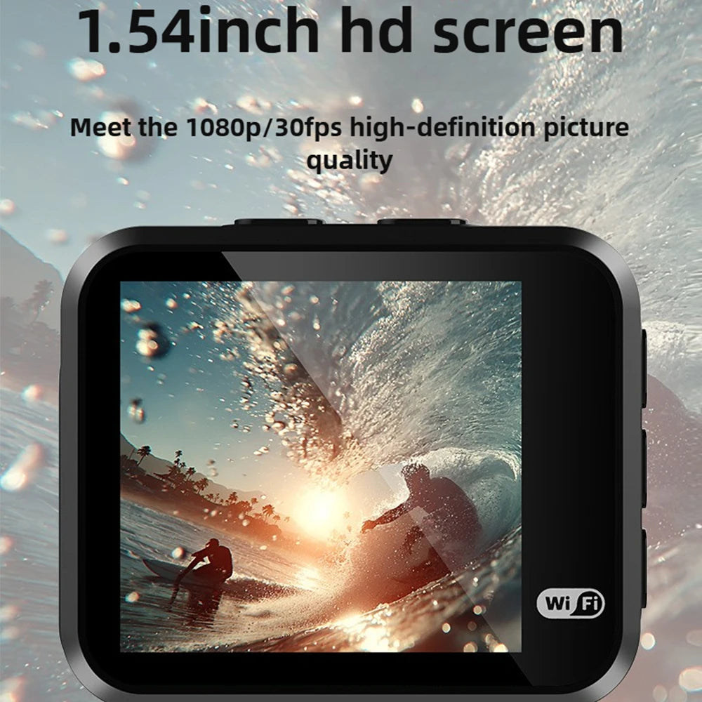 VIRAN MINI V8 Action Cam Ultra HD Bicycle Helmet Camera 145 ° Wide Angle Mini Car Dash Cam Waterproof Video Recorder Sports DV