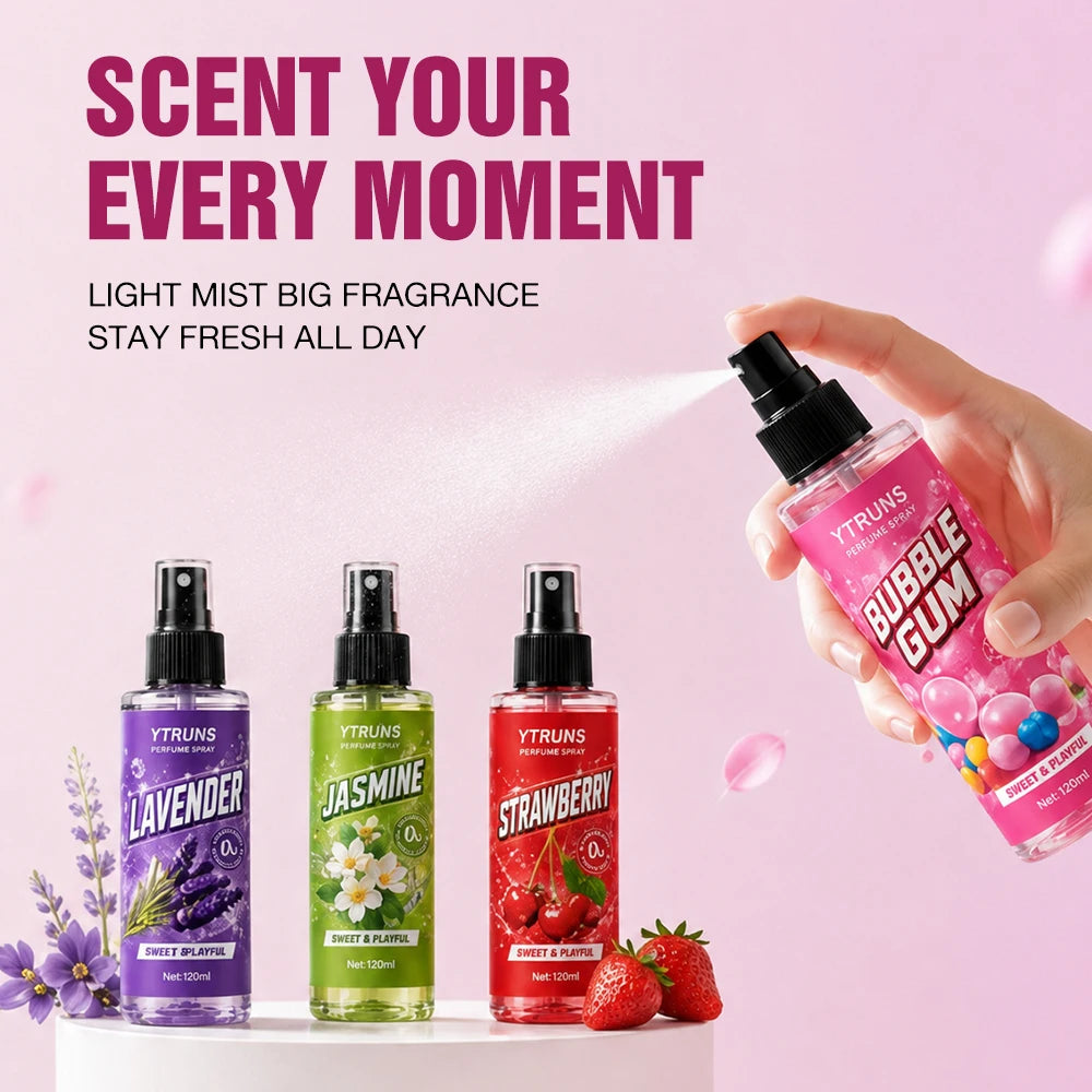Fruit Perfume Spray, Fresh Fruity Fragrance, Long Lasting Light Scent, Portable Daily Perfume for Date, Office, Party and Travel
