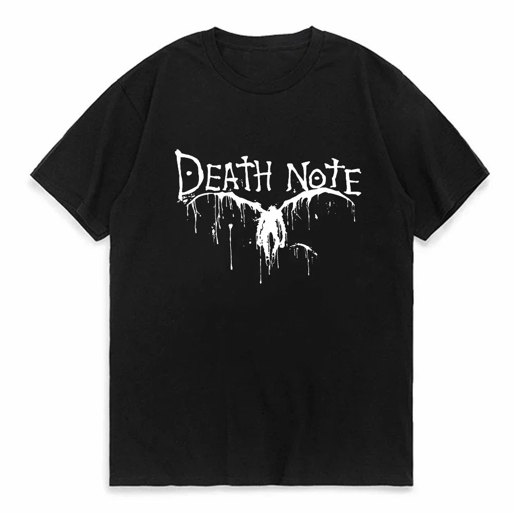 Men Kawaii Cartoon Summer Tops Misa Amane Graphic Tees Japanese Anime T-shirt Death Note T  Harajuku Unisex Pop Y2k Tshirt