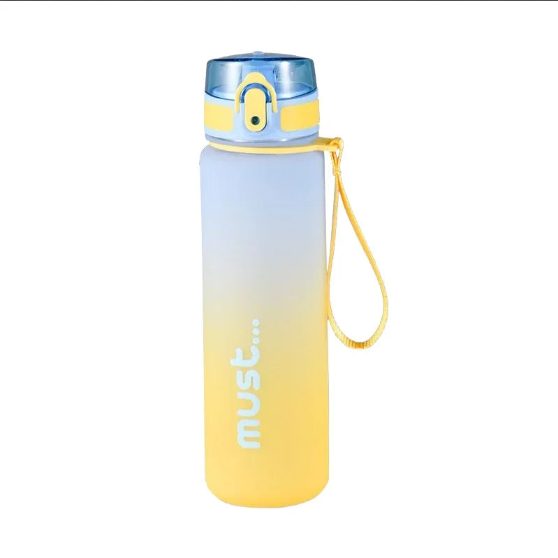 500ml 650ml Sports Water Bottle BPA Free High Capacity Plastic Fitness Portable Durable Camping Hiking Outdoor Sports Bottle