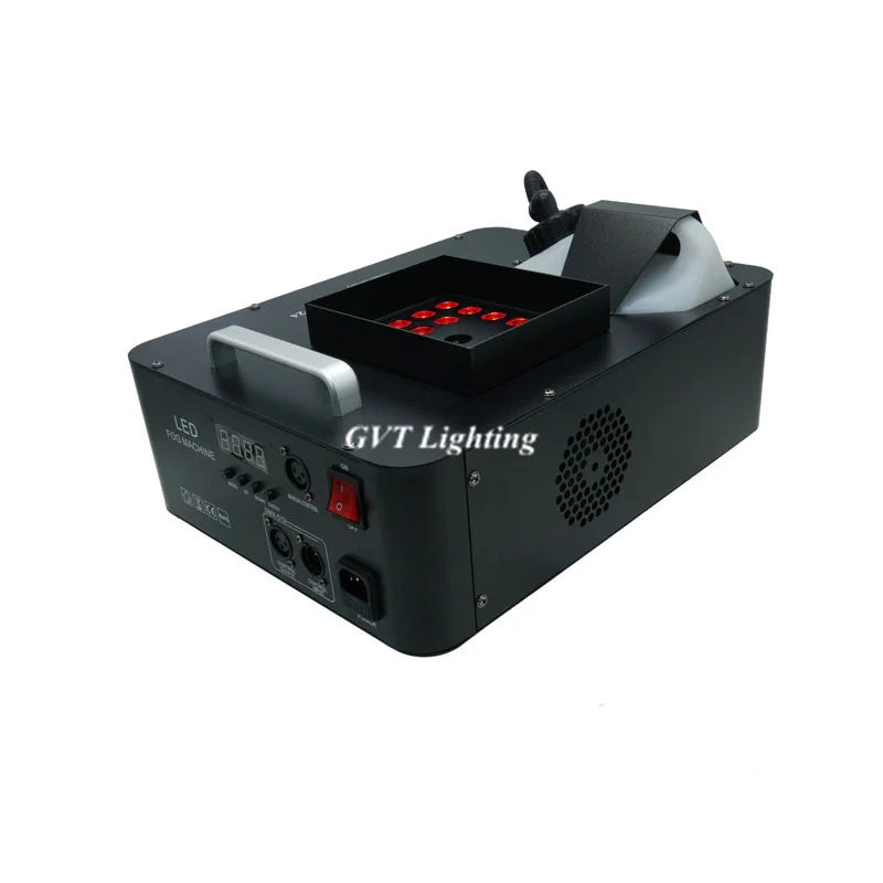 New Arrival 1500W DMX LED Fog Machine Pyro Vertical Smoke Machine 24x9W Professional Fogger For Stage Equipment