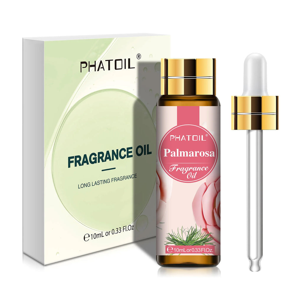 PHATOIL 10ml Fragrance Oil with Dropper White Musk Bubble Gum Sea Breeze Vanilla & Coconut  Coffee Aromatherapy Fragrance Oils